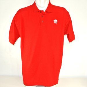 PIZZA HUT Red Polo Shirt Employee Uniform NEW Size L Large